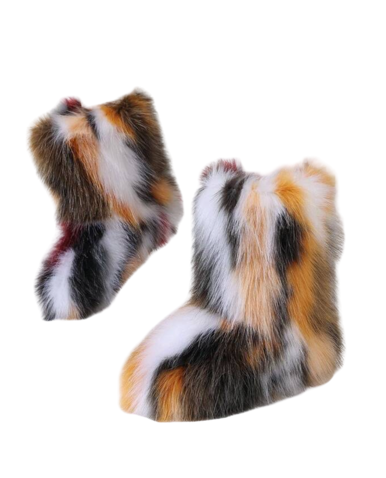 Chaos Vegan Fur Boots - Yellow