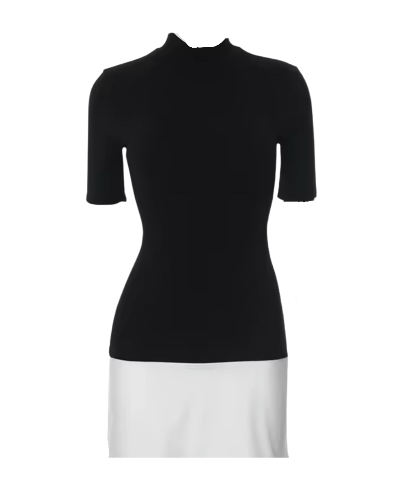 Yin Yang Mini Dress - Black/White