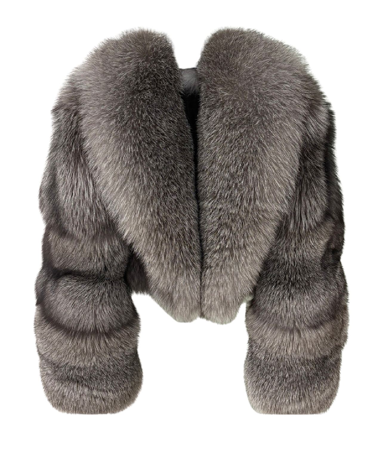 Best Dressed Natural Fox Coat - Brown