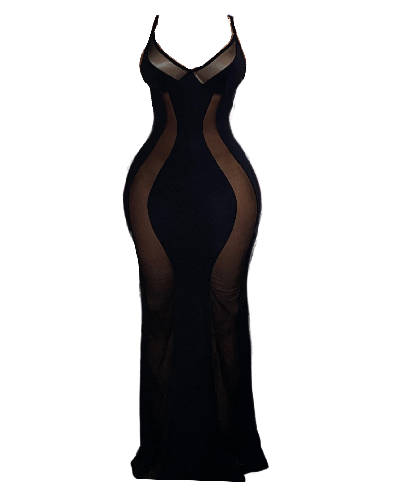Siren Maxi Dress - Black