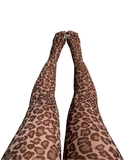 Jungle Mesh Footed Leggings - Multi