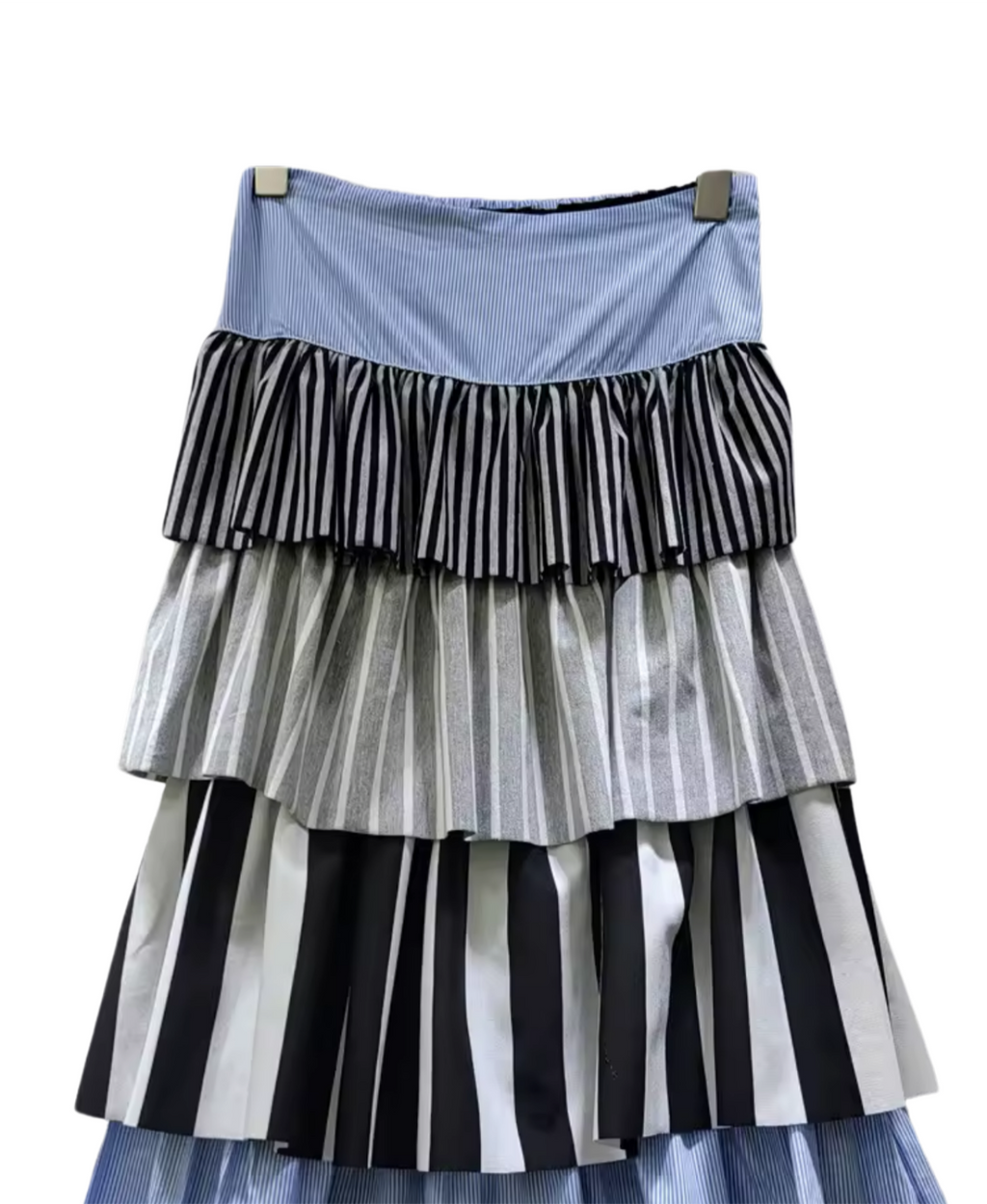 Learn My Layers Maxi Skirt - Blue