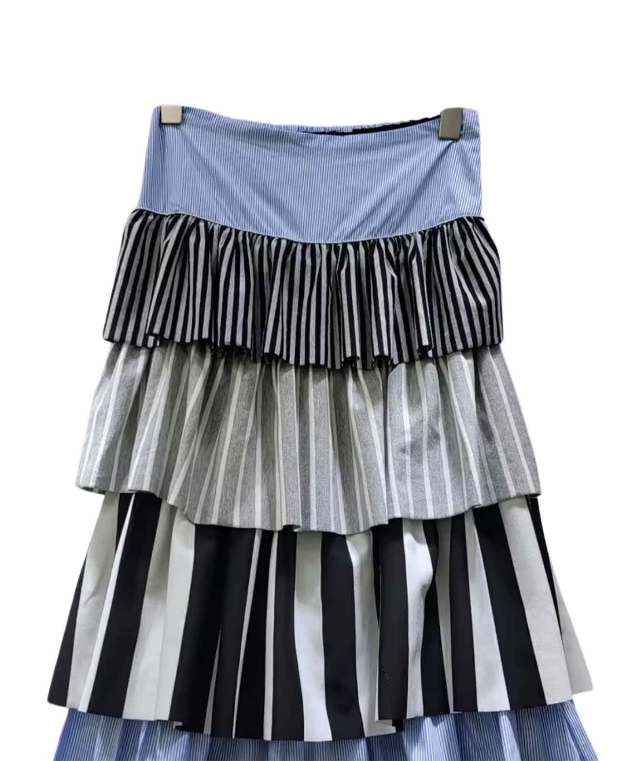 Learn My Layers Maxi Skirt - Blue