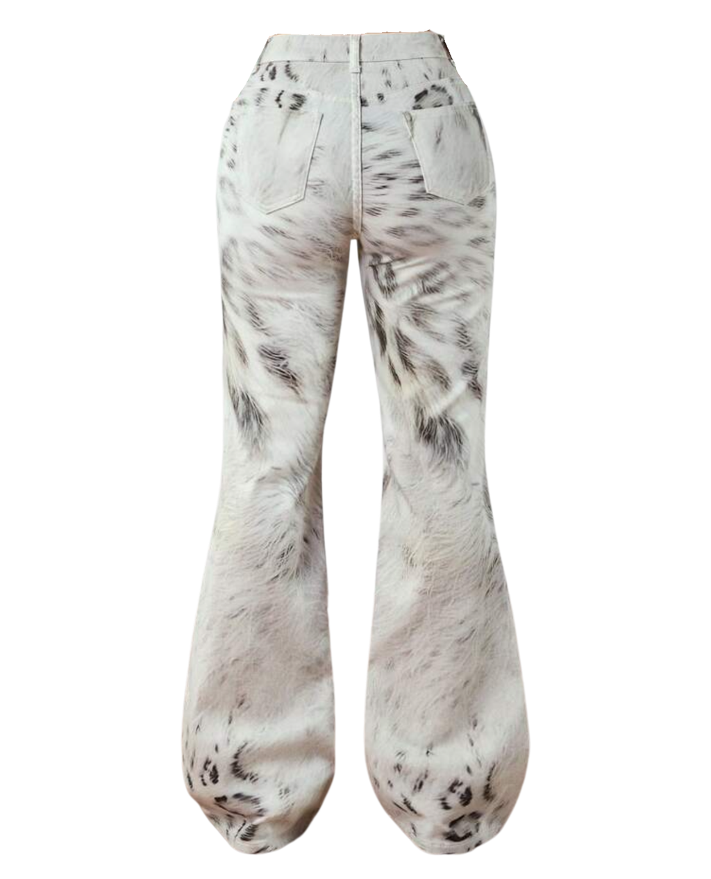 Instincts Flare Denim Jeans - Cream