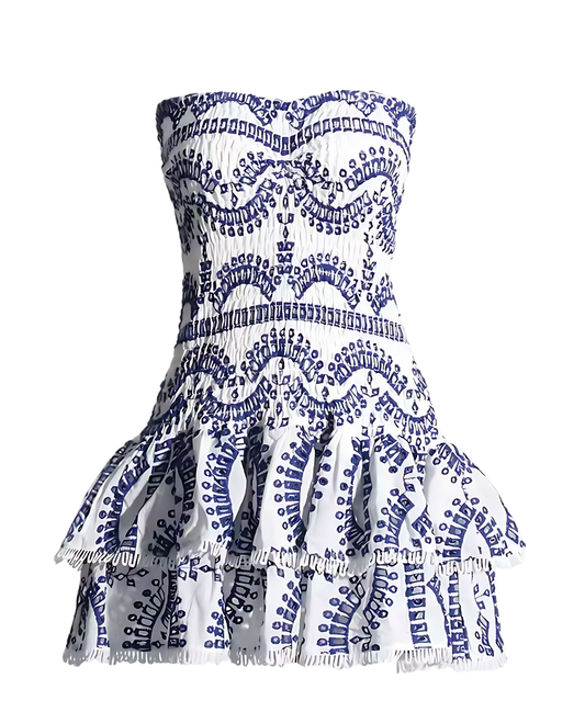 Azul Mini Dress - Blue