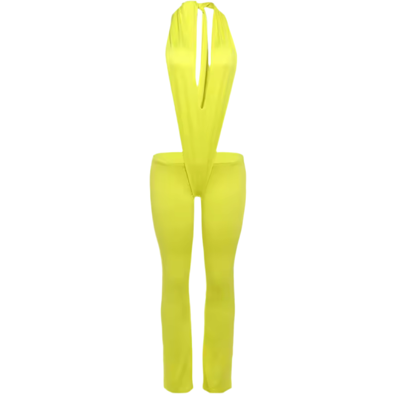 Worst Behavior Jumpsuit - Yellow