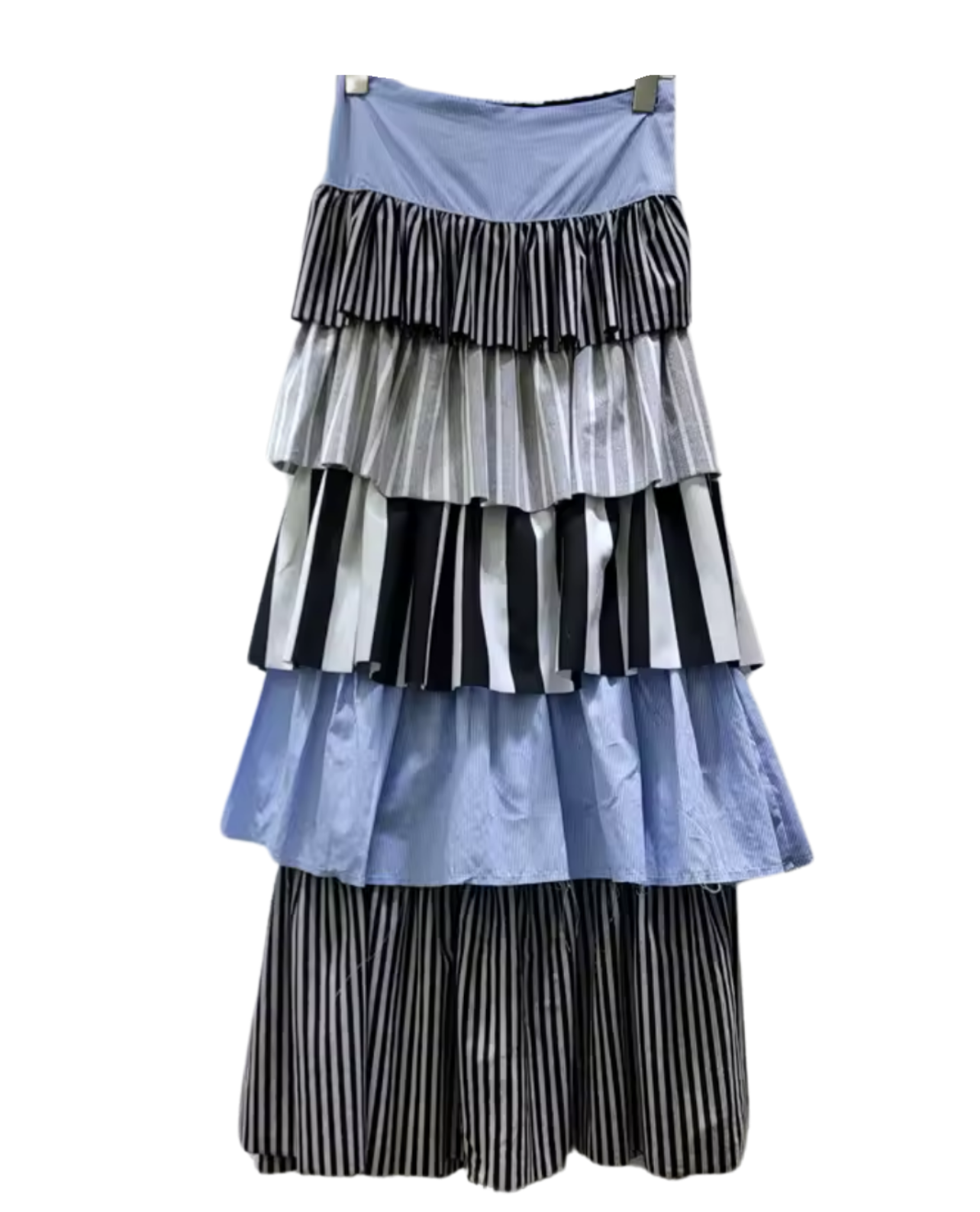 Learn My Layers Maxi Skirt - Blue