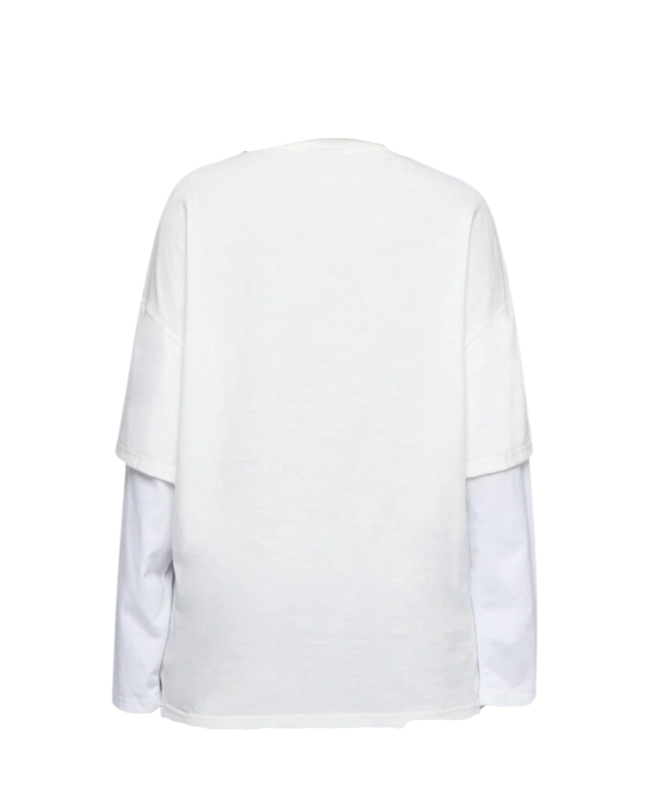 Global Oversize Top - White