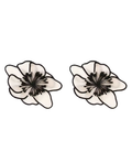 Class In Session Oversized Earrings - White