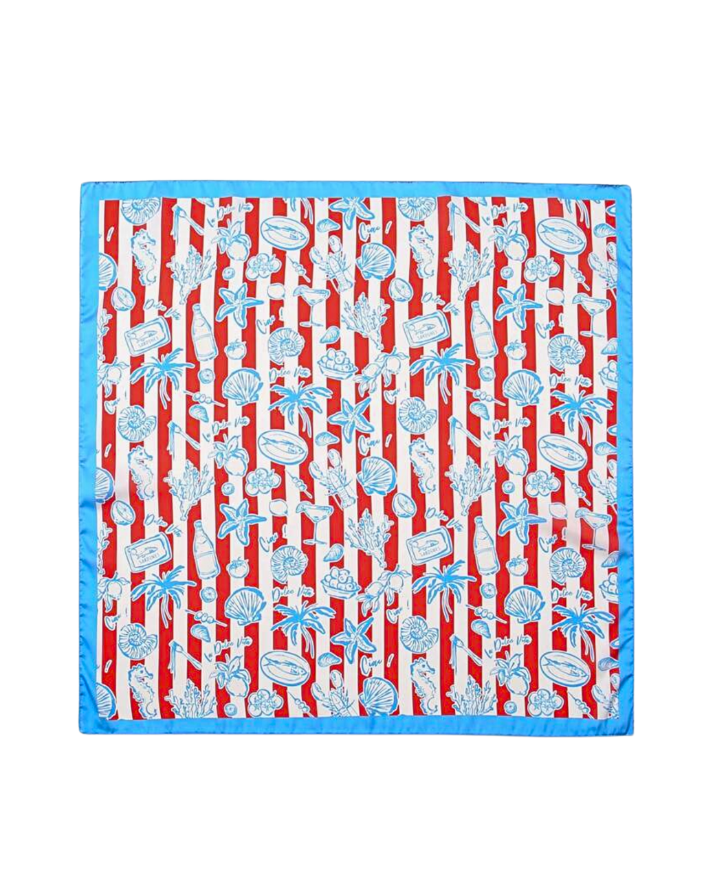 Summer Breeze Head Scarf - Red/Combo
