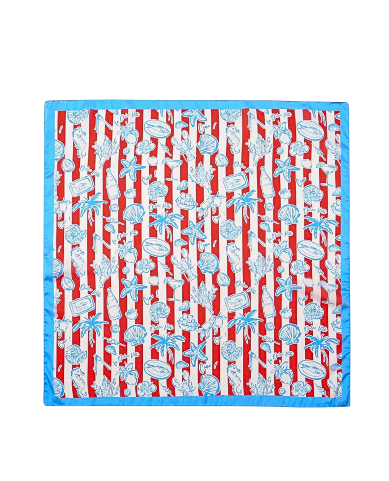 Summer Breeze Head Scarf - Red/Combo