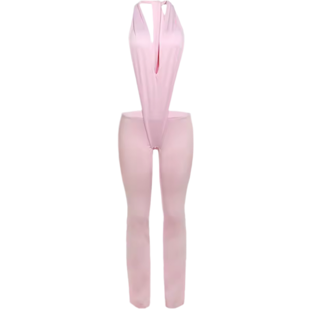 Worst Behavior Jumpsuit - Yellow