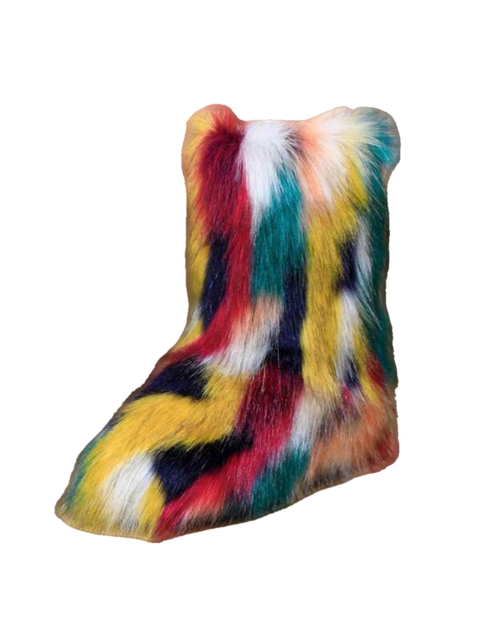 Chaos Vegan Fur Boots - Yellow