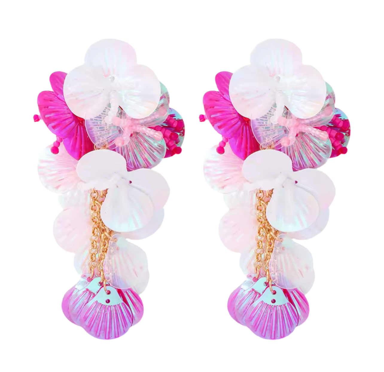 Garden Earrings - Pink