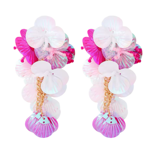 Garden Earrings - Pink