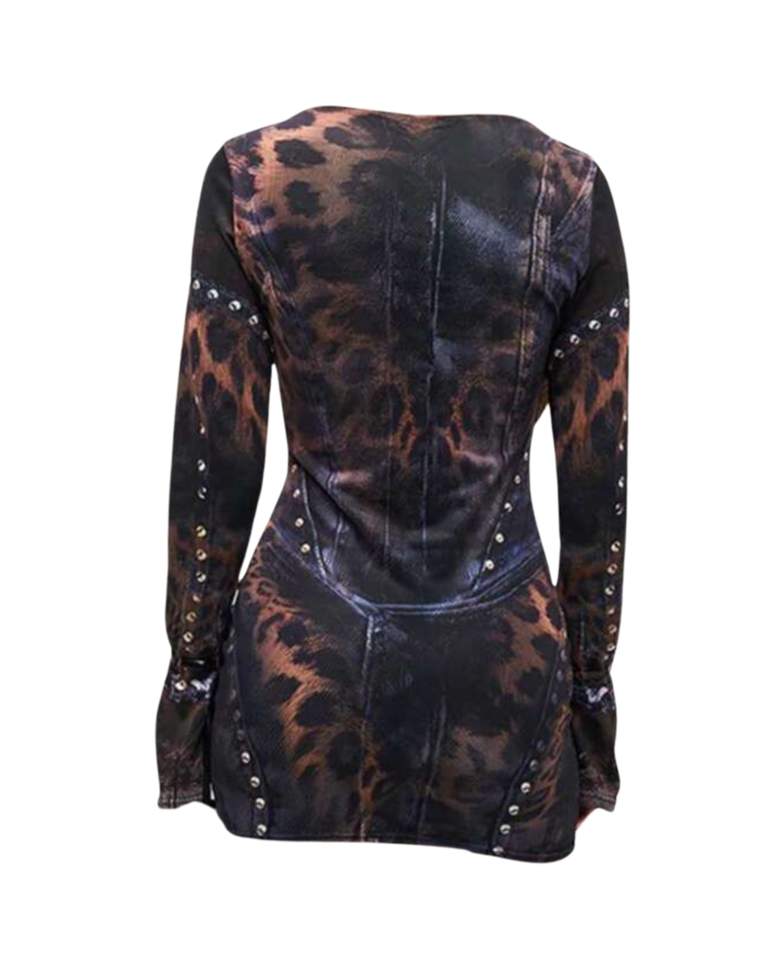 Wild Side Mini Dress - Black