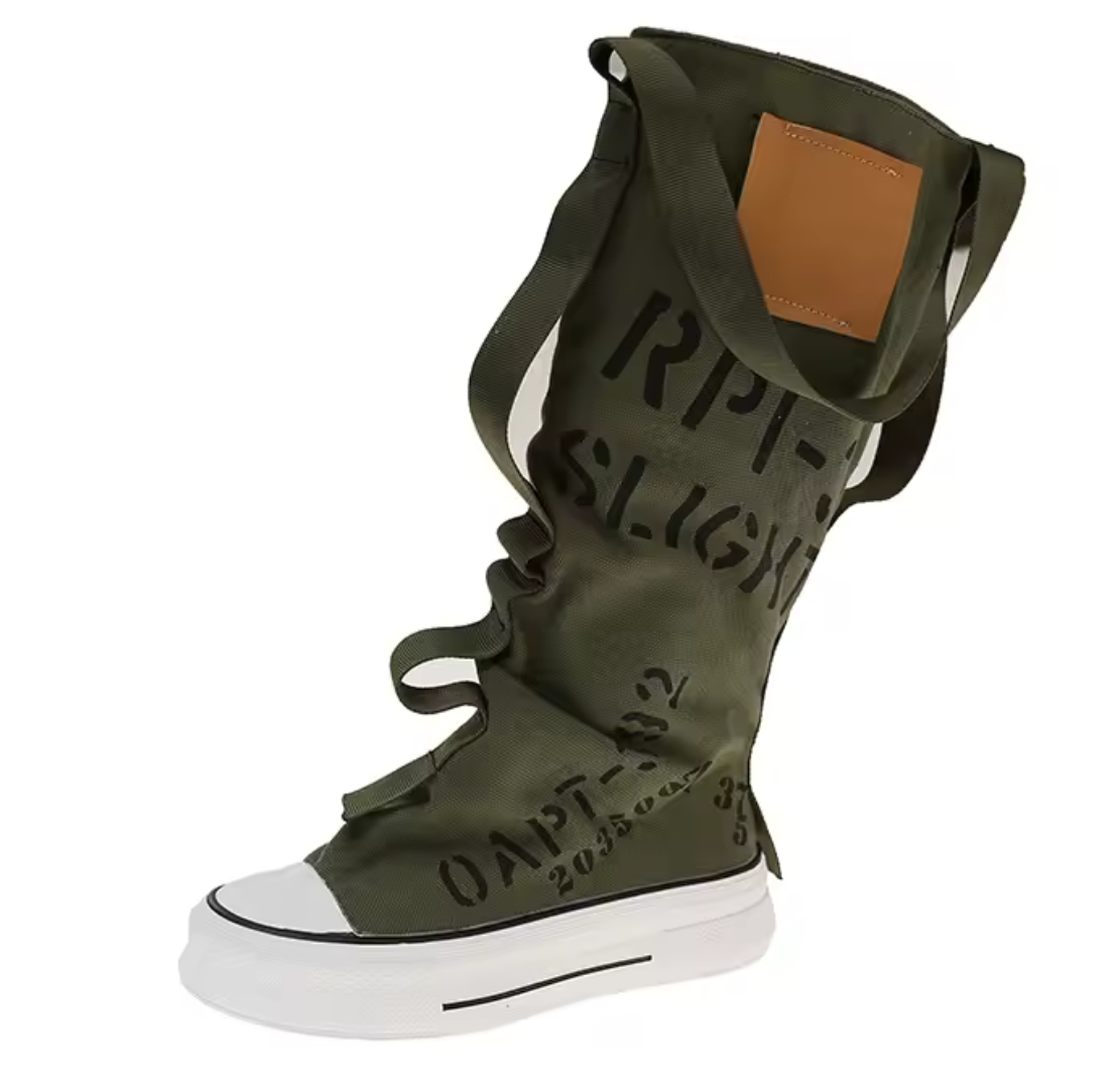 Rebel Sneaker Boots - Black