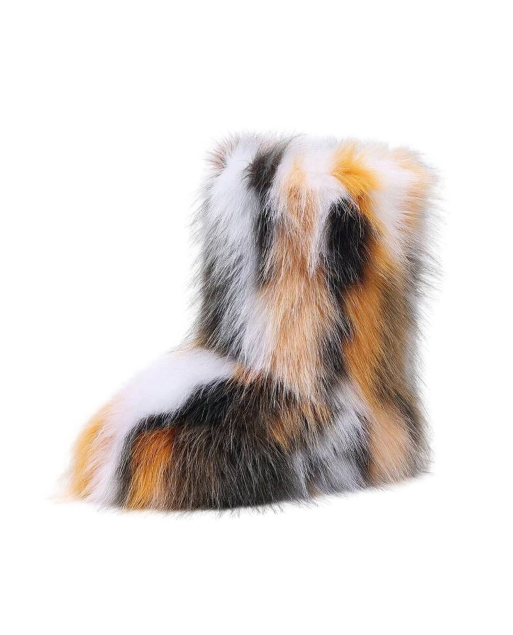 Chaos Vegan Fur Boots - Yellow