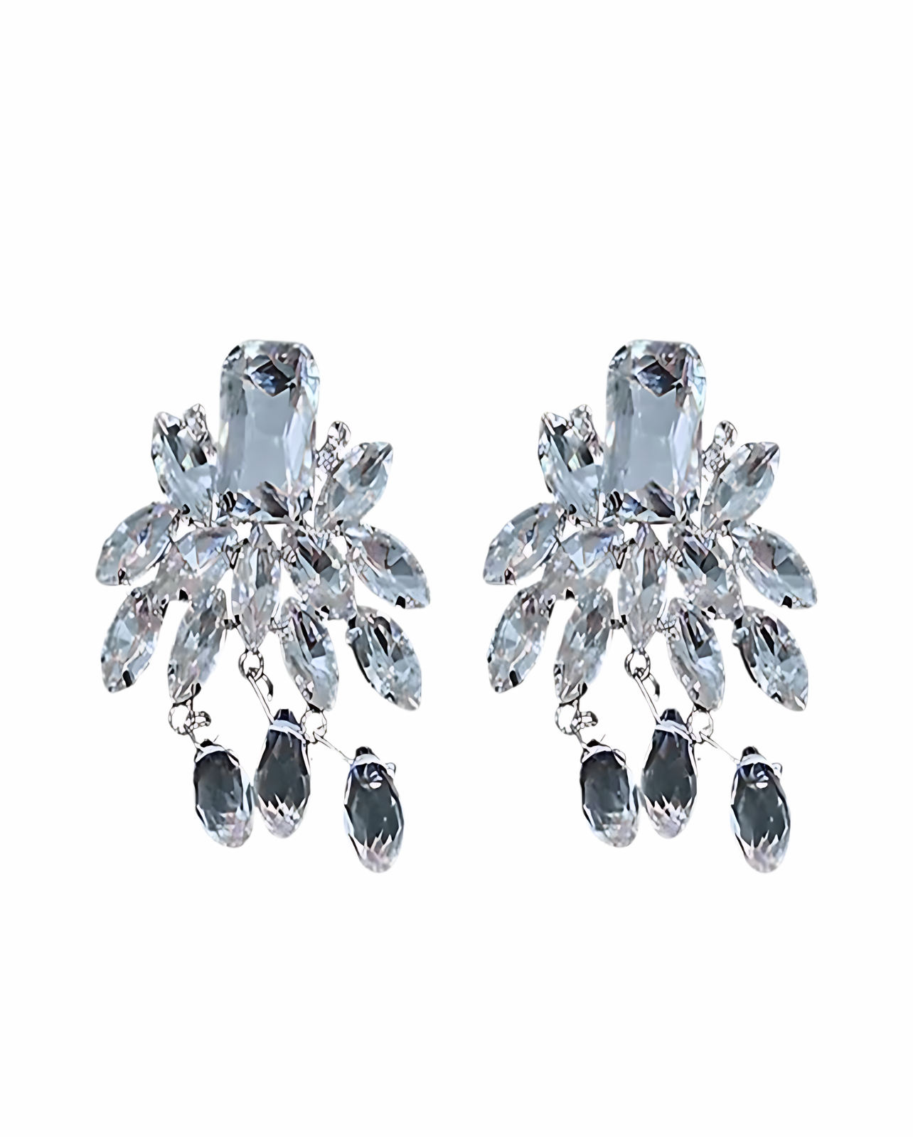 See Thru Me Earrings - Silver