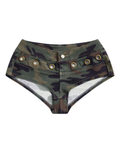 Call Me Command Micro Mini Shorts - Camouflage
