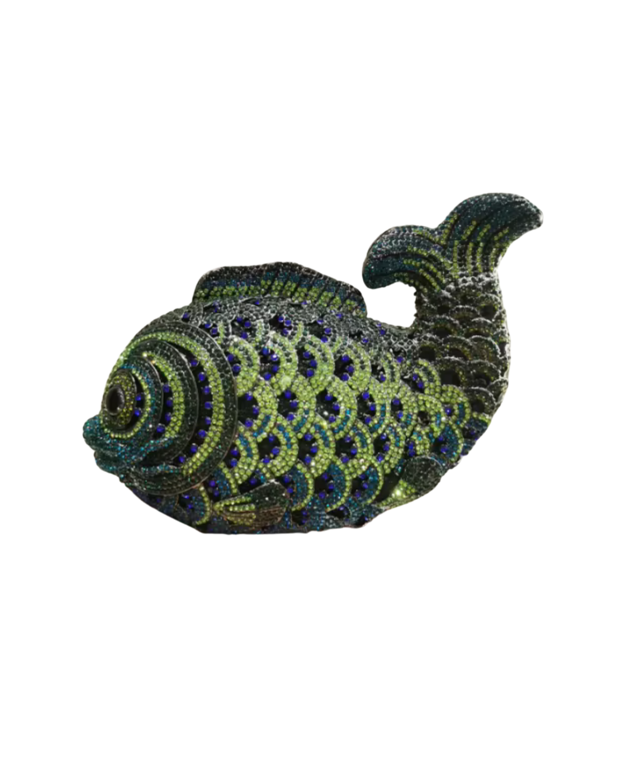 Go Fish Embellished Clutch - Orange