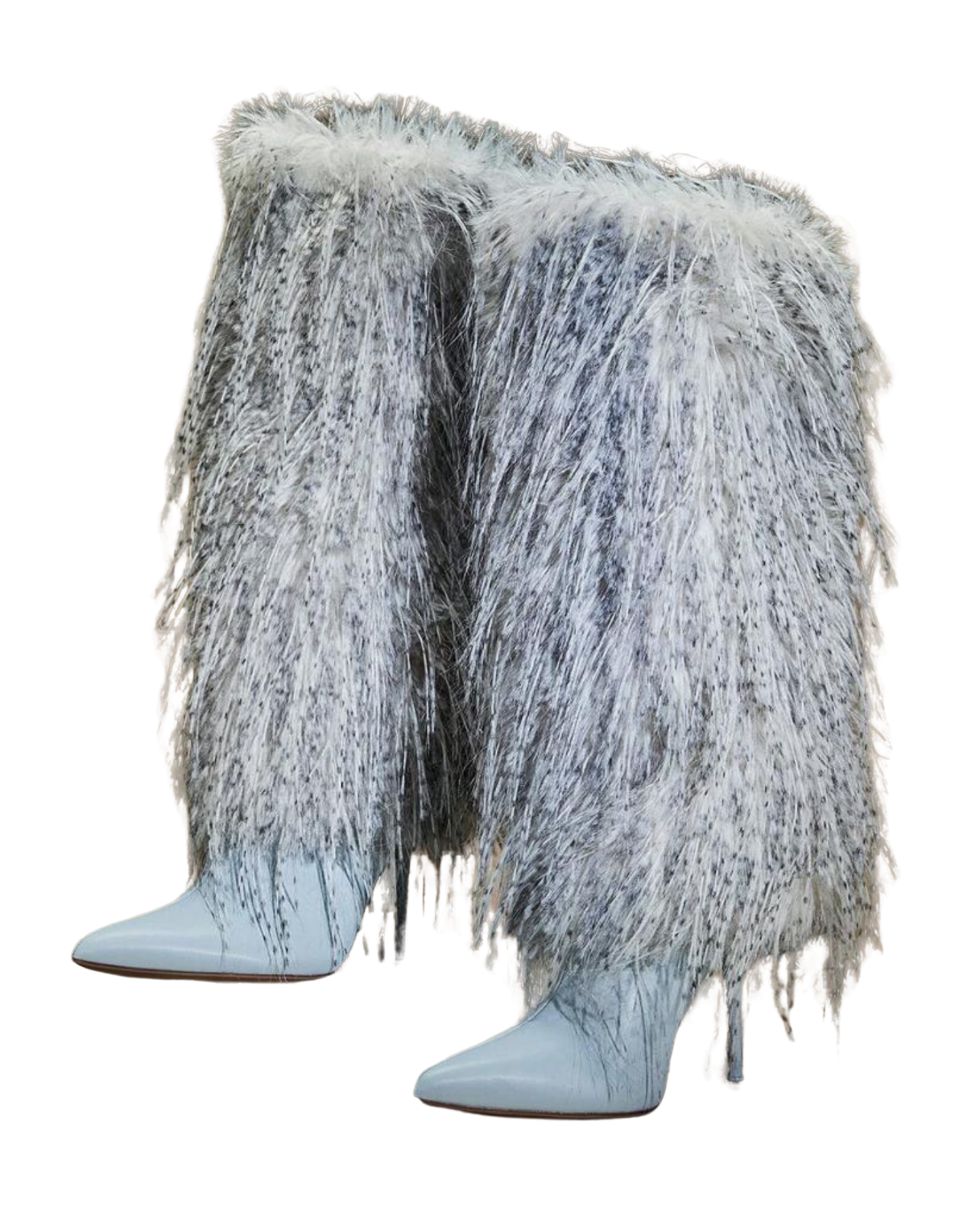 Envy Me Vegan Fur Boots - Black