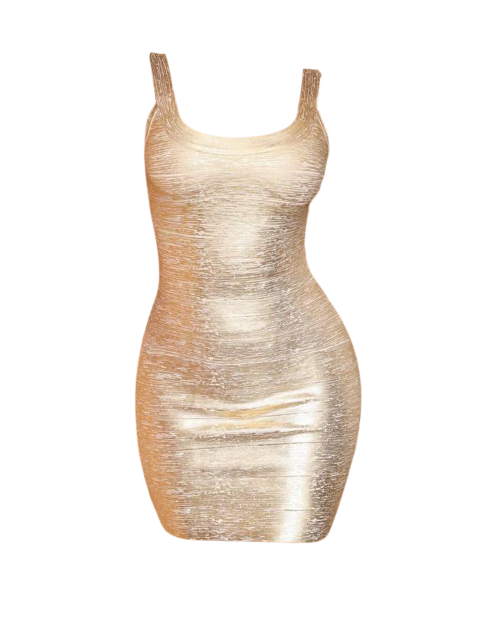 Yara Bandage Mini Dress - Gold