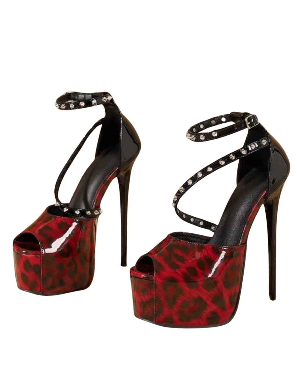 Can’t Be Replaced Platform Heels - Red/Black
