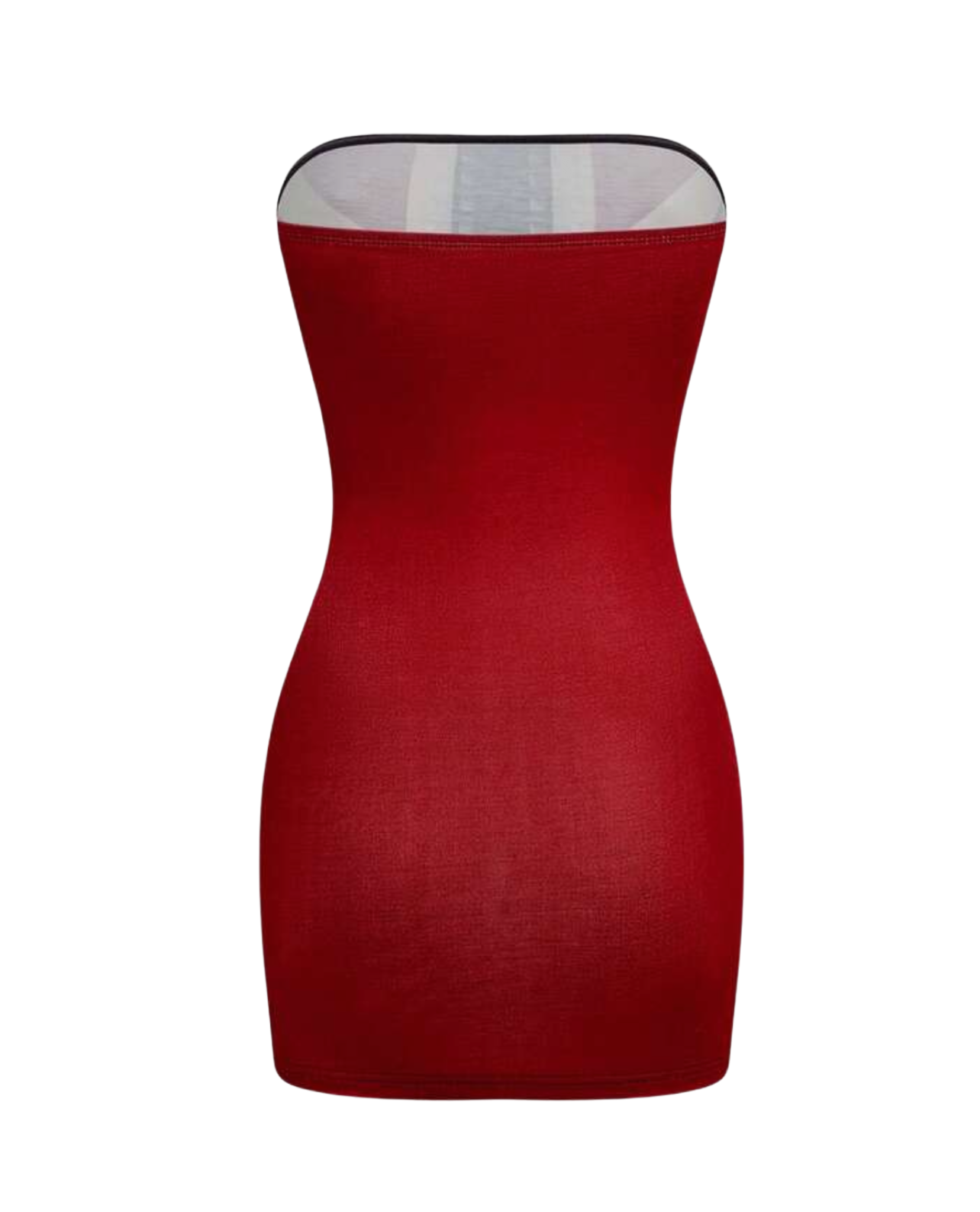 Brit Babe Tube Mini Dress - Red