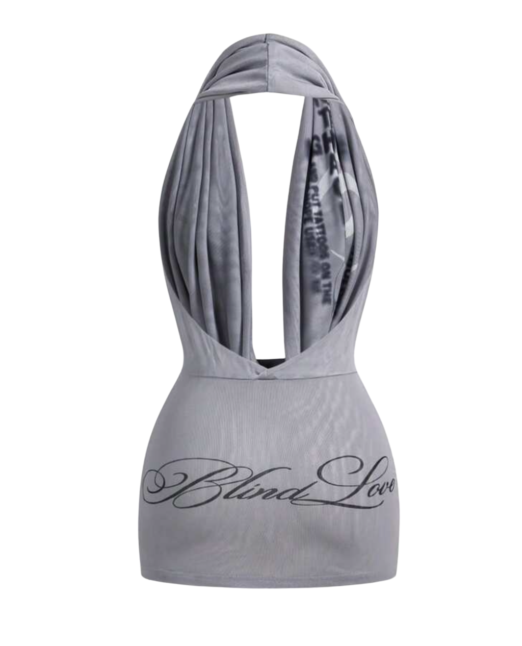 Obsessed With Me Plunge Mini Dress - Grey