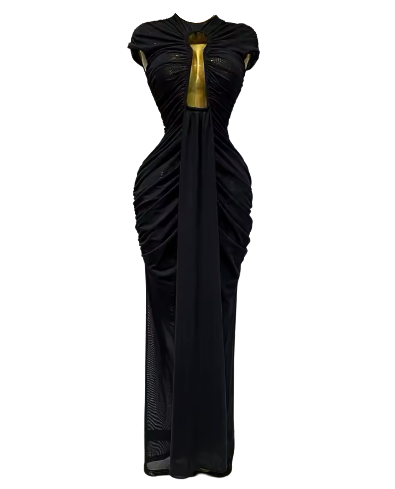 Key To My Heart Maxi Dress - Black