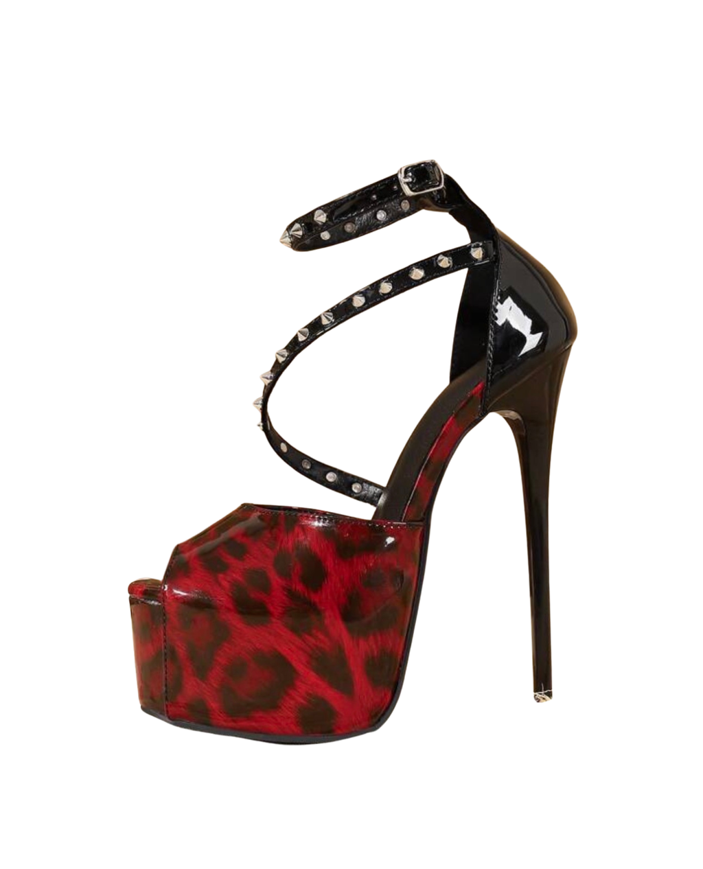 Can’t Be Replaced Platform Heels - Red/Black