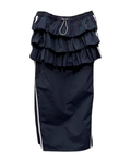 On The Court Ruffled Maxi Skirt - Navy