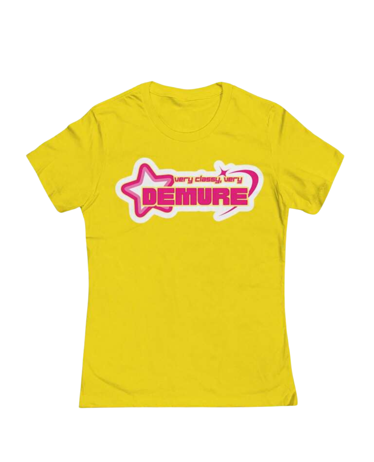 Demure Doll Tee - Yellow