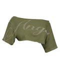 Alter Ego Slouchy Crop Top - Olive