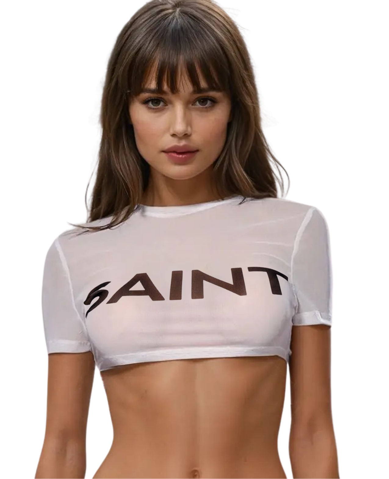 Penance Crop Top - White