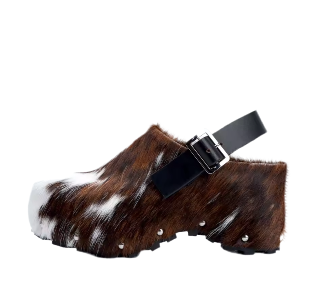 Hide And Seek Genuine Calf Clog - Brown