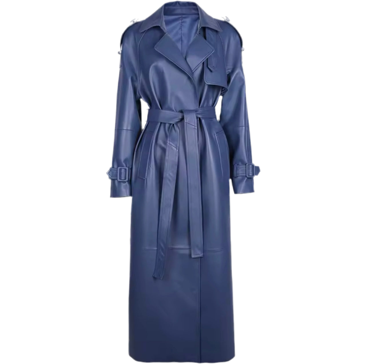First Class Trench Coat - Navy