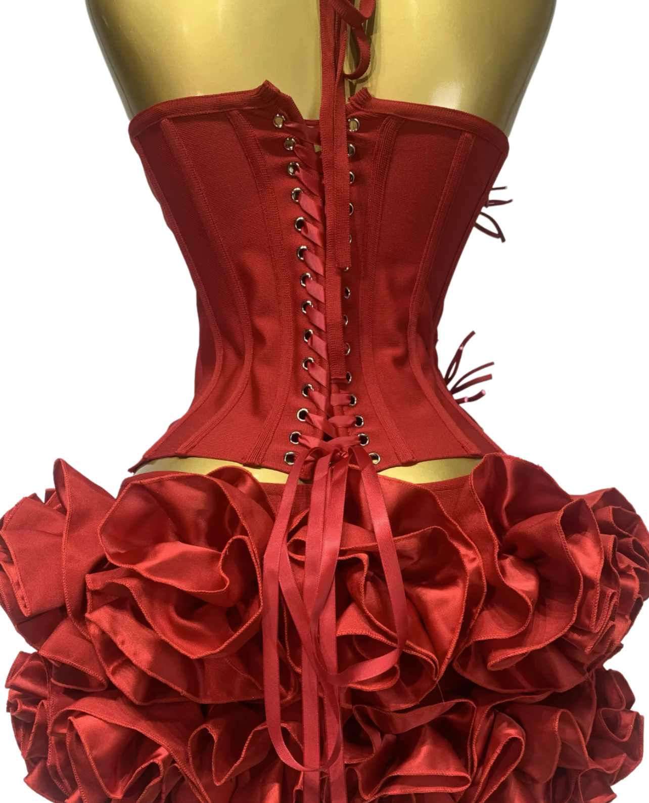 Reservation Only Mini Skirt Set - Black