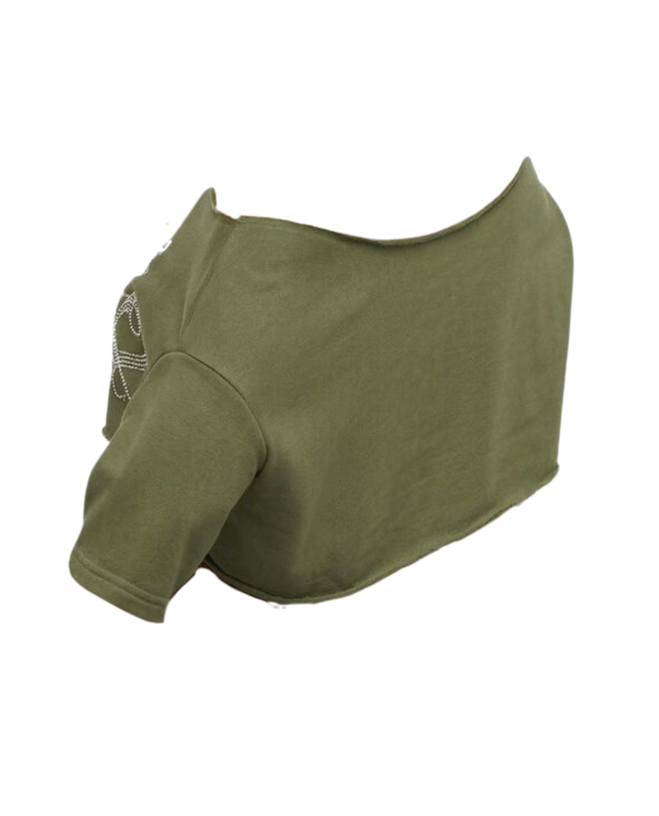 Alter Ego Slouchy Crop Top - Olive