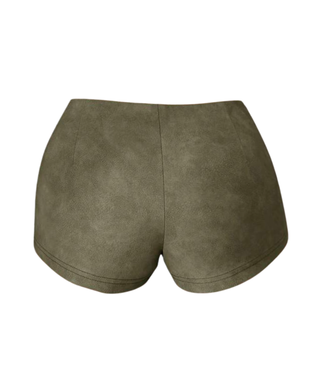 Ringleader Low Rise Micro Mini Shorts - Olive