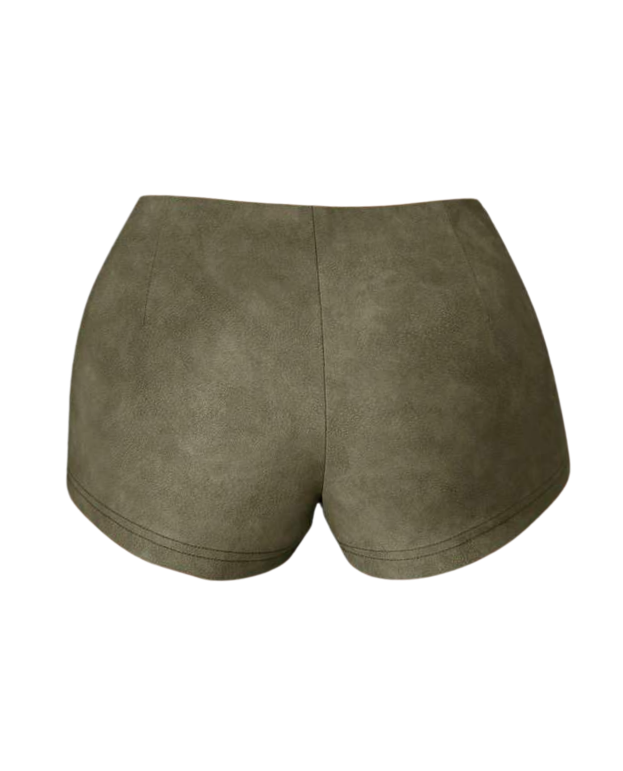 Ringleader Low Rise Micro Mini Shorts - Olive