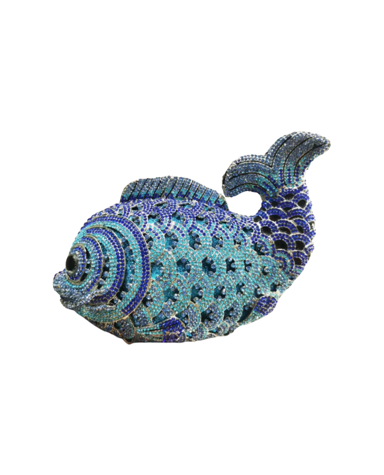 Go Fish Embellished Clutch - Orange