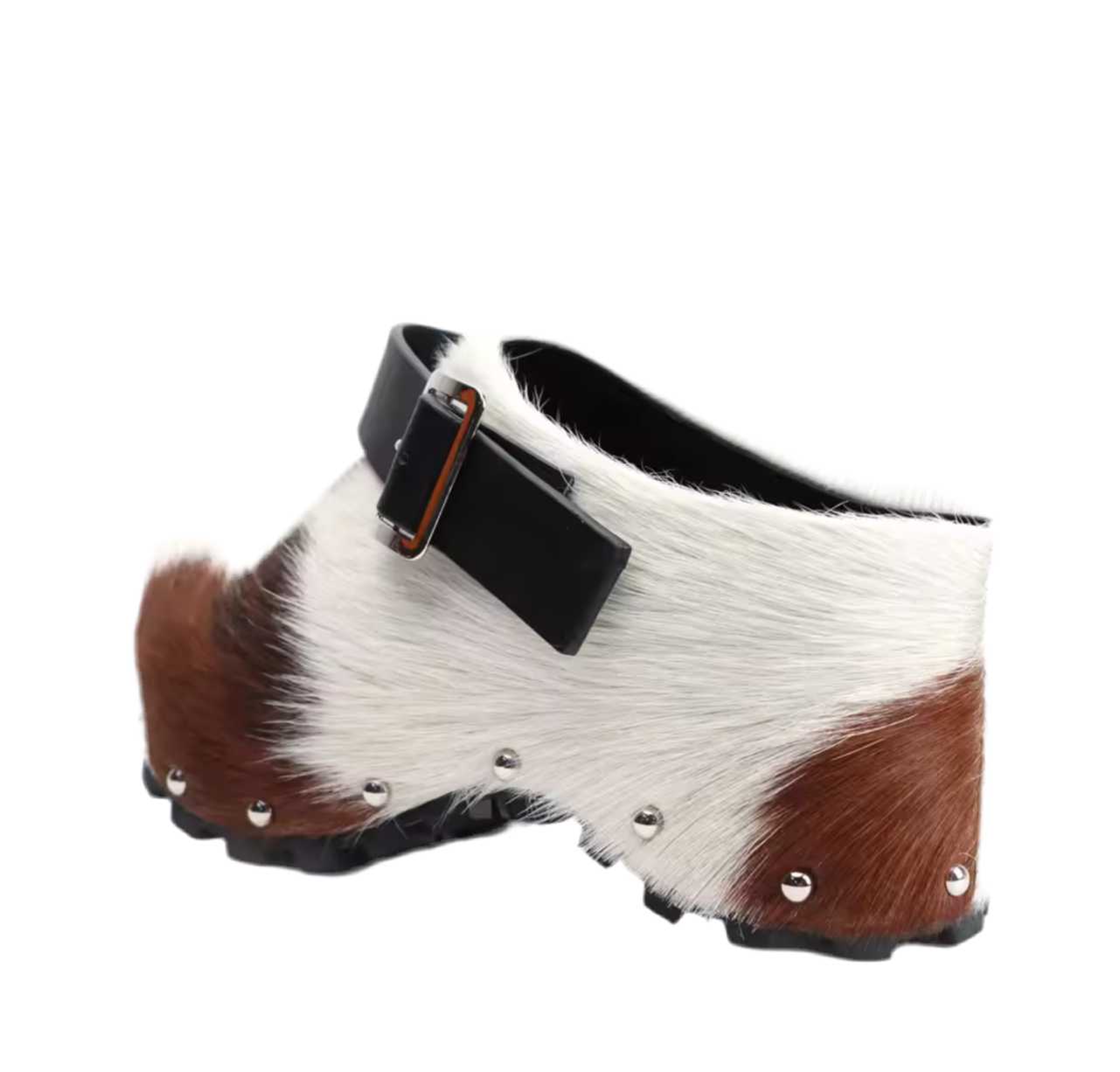 Hide And Seek Genuine Calf Clog - Brown