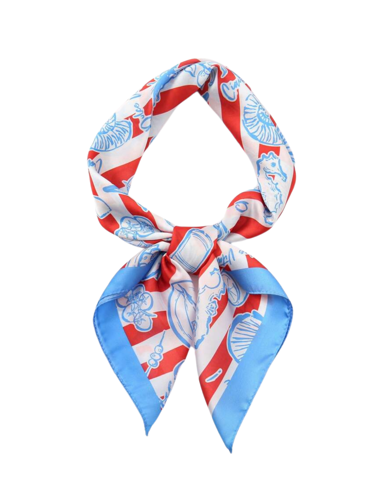 Summer Breeze Head Scarf - Red/Combo