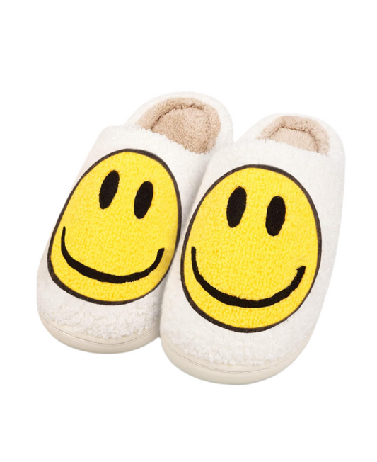 Gratitude Unisex Slippers - Cream