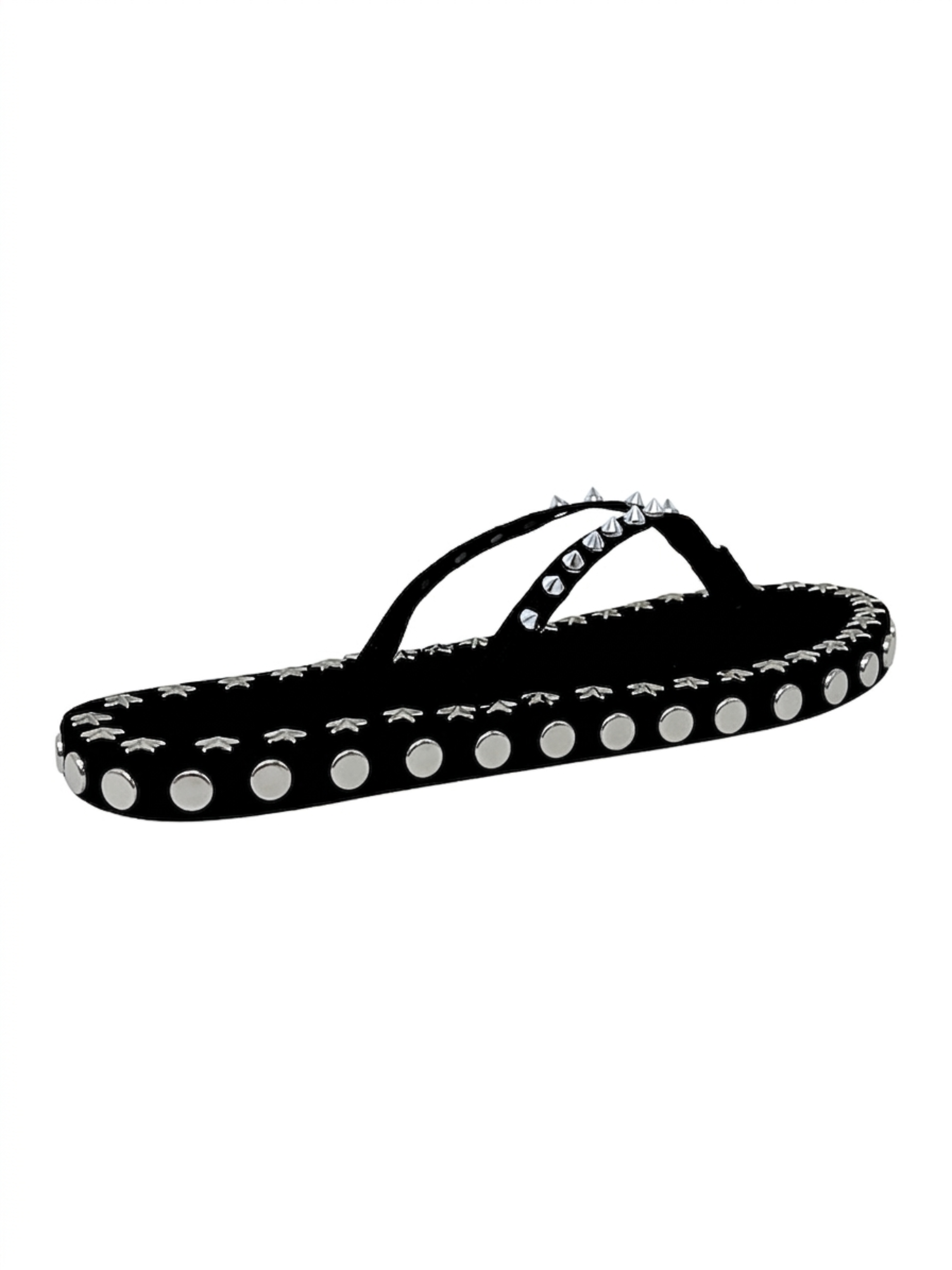 Starstruck Studded Flip Flops - Black