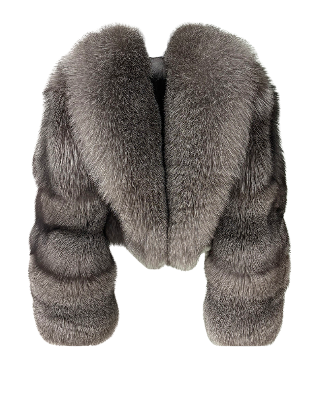 Best Dressed Natural Fox Coat - Brown