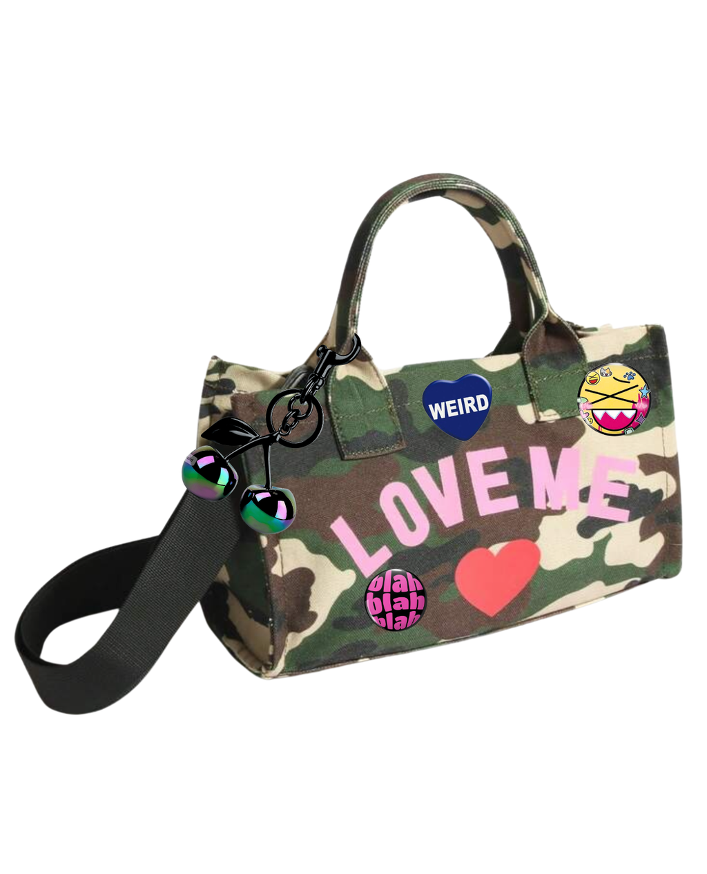 Camp Cutie Tote Handbag - Camouflage