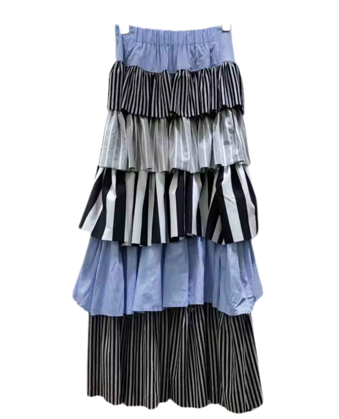 Learn My Layers Maxi Skirt - Blue